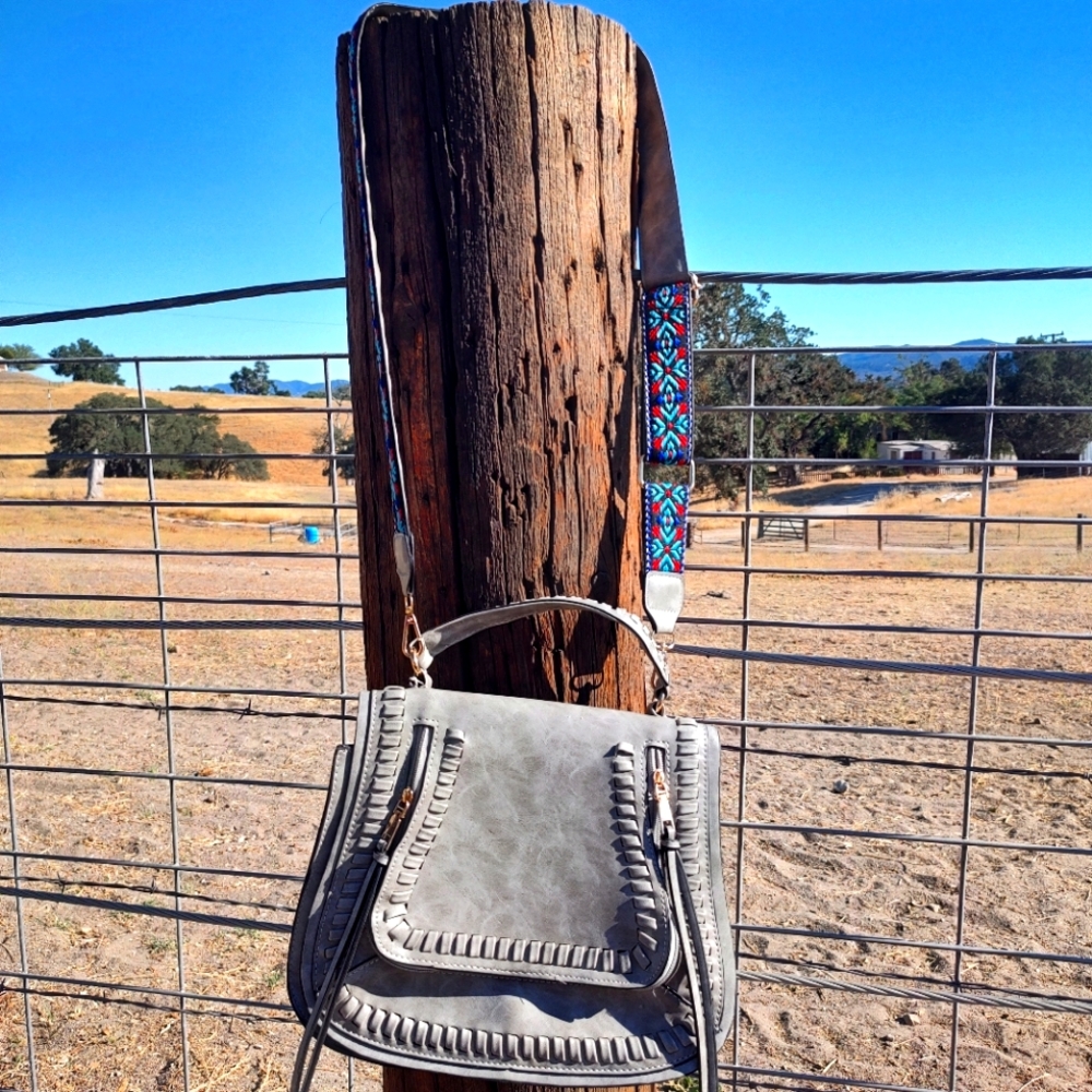 Saddle bag style Purse